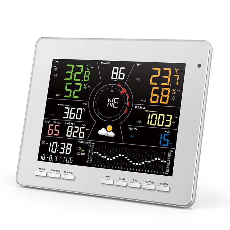 Tuya smart weather station with 7-in-1 professional sensor C6102A / C3131A