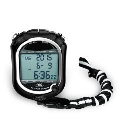 Professional triple line display stopwatch