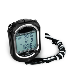 Professional triple line display stopwatch