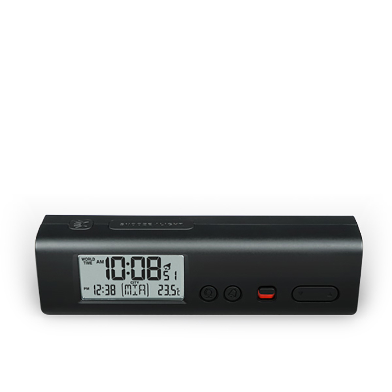 RC world time travel clock with flashlight