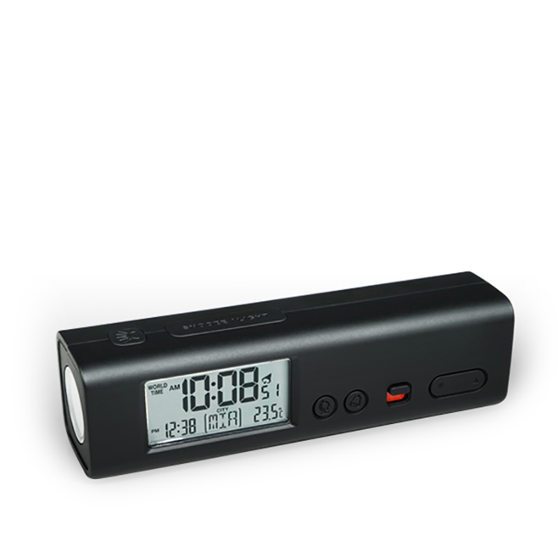 RC world time travel clock with flashlight