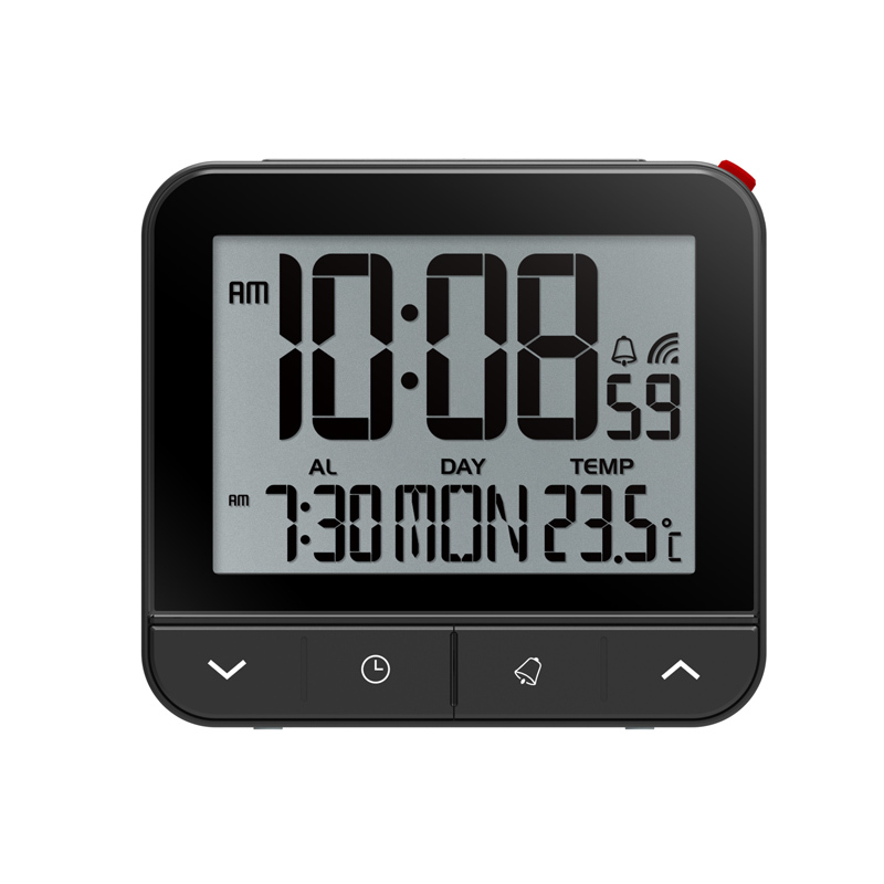 Compact RC alarm clock