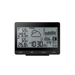 RC Weather Station with weather forecast and bar chart