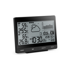 RC Weather Station with weather forecast and bar chart