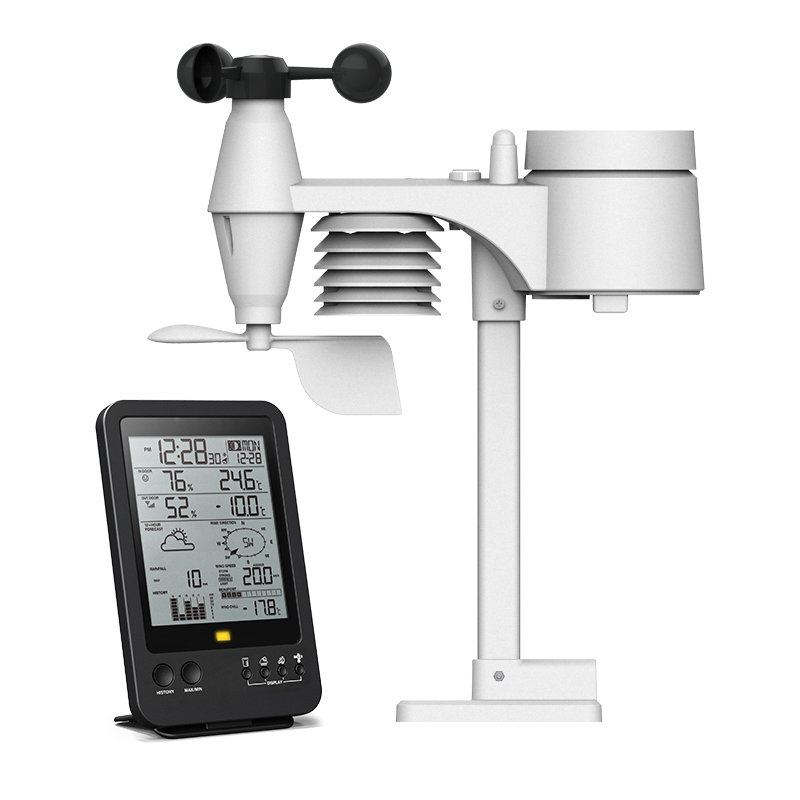 RC full weather station with 5-in-1 professional sensor