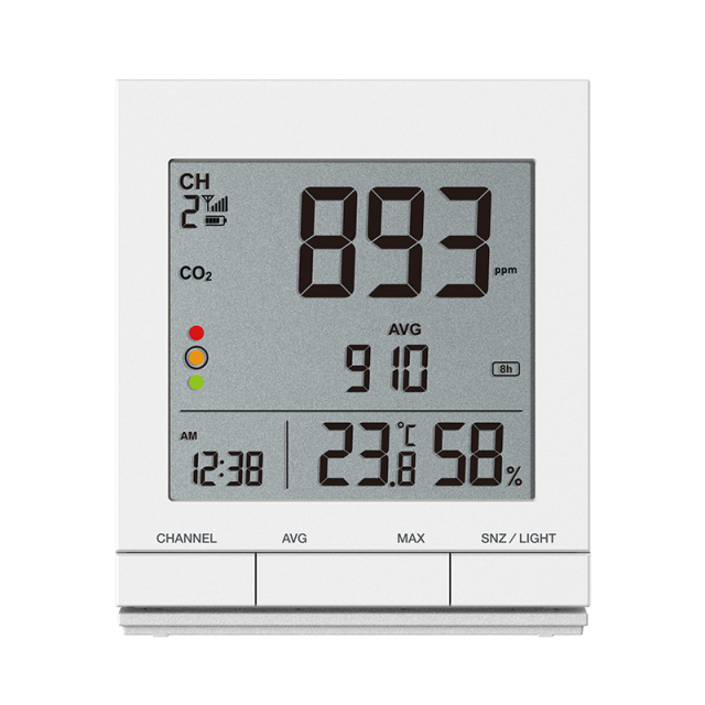 Air quality monitor Gen2 with CO2 wireless sensor