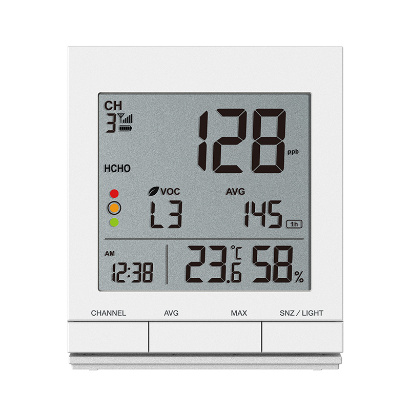 Air quality monitor Gen2 with HCHO + VOC wireless sensor