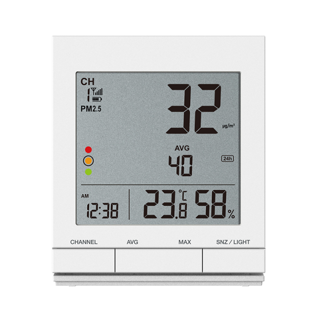 Air quality monitor Gen2 with PM2.5/10 wireless sensor