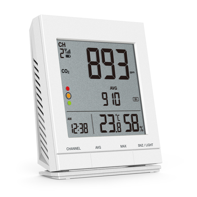 Air quality monitor Gen2 with CO2 wireless sensor