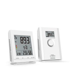 Air quality monitor Gen2 with CO2 wireless sensor