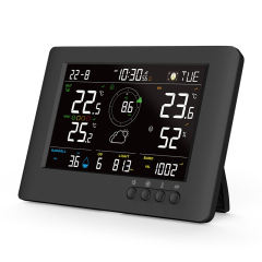 RC True Black Color WBGT weather station with 8-in-1 weather sensor