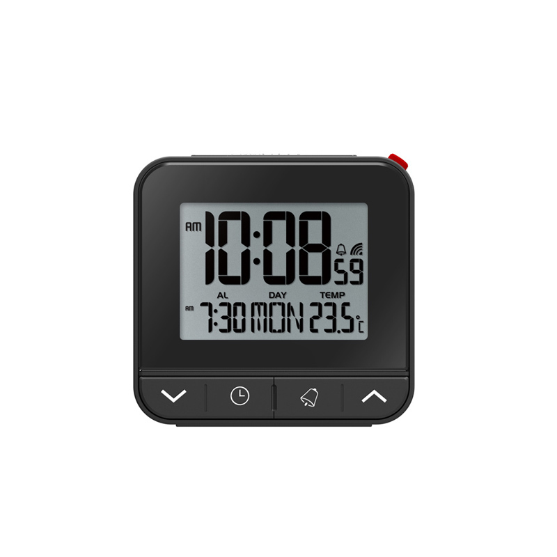 Tiny RC travel alarm clock
