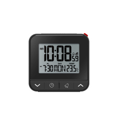Tiny RC travel alarm clock