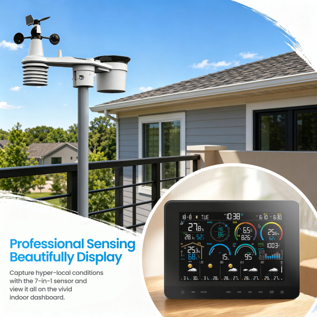 WI-FI Weather Station with 7-in-1 professional sensor C6133A / C3131A