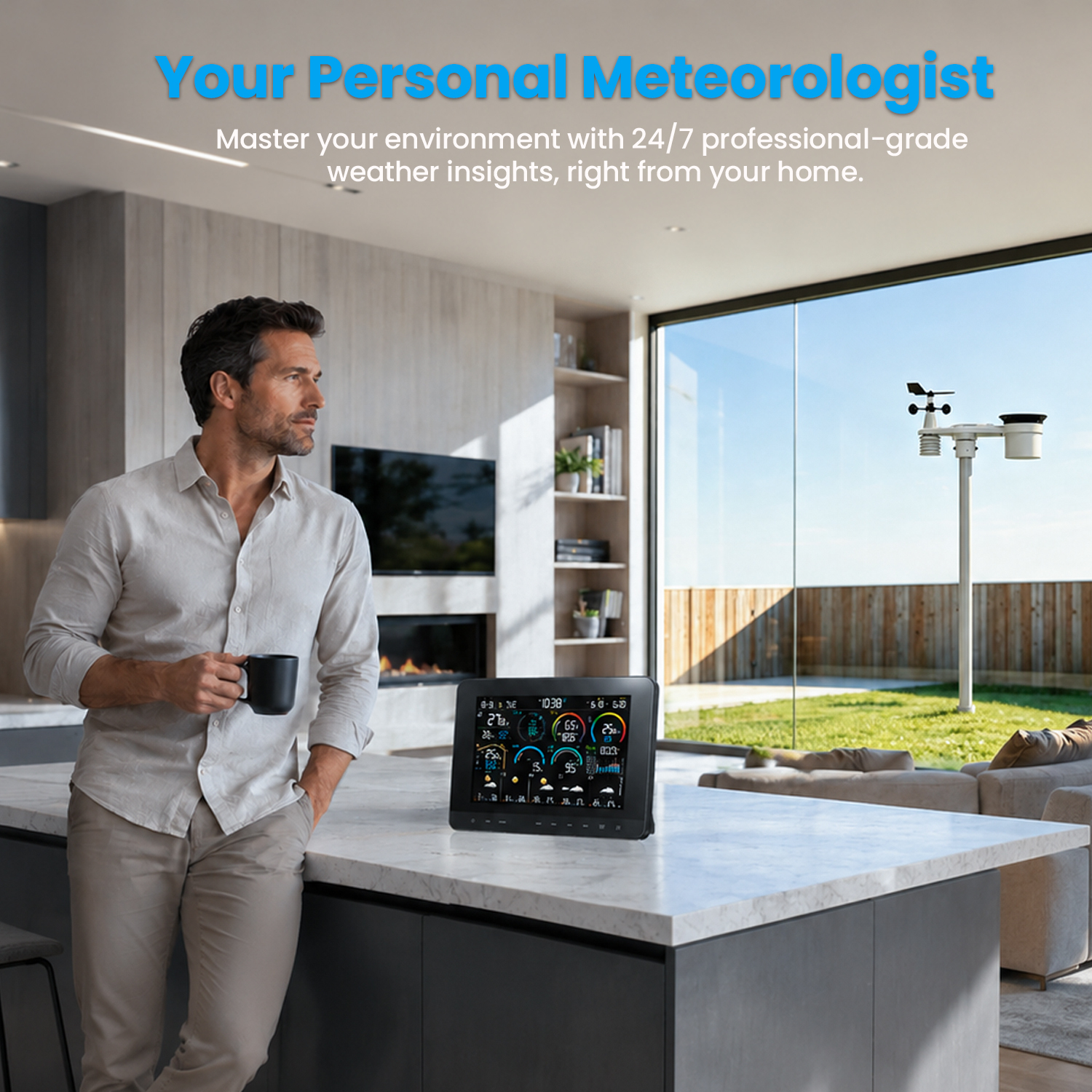 WI-FI Weather Station with 7-in-1 professional sensor C6133A / C3131A
