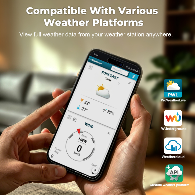 WI-FI Weather Station with 7-in-1 professional sensor C6133A / C3131A