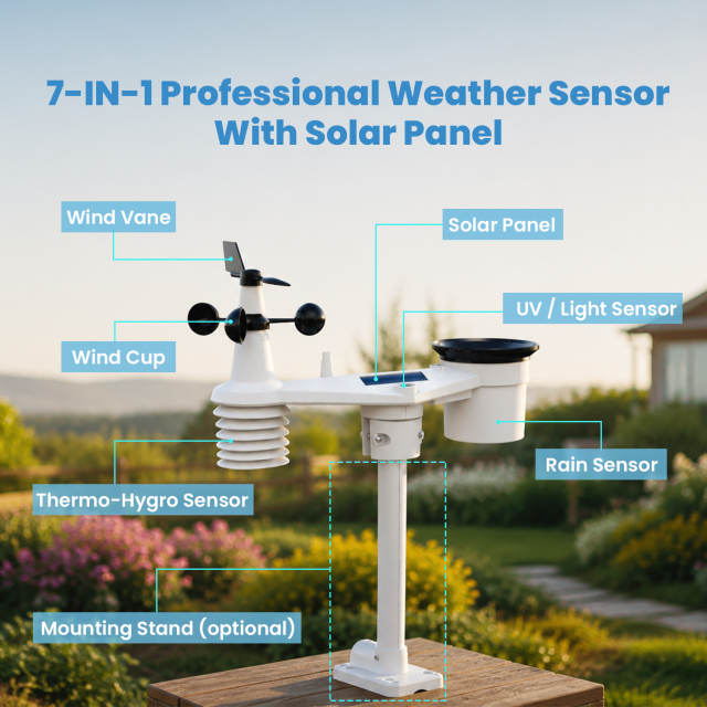 WI-FI Weather Station with 7-in-1 professional sensor C6133A / C3131A