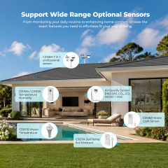 True Black Color Wi-Fi weather station with 7-in-1 LoRa professional sensor