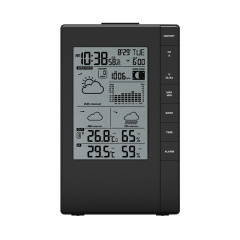 RC thermo-hygro weather station with 3-day weather forecast