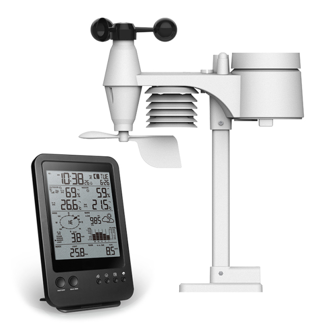 RC full weather station with 7-In-1 professional sensor