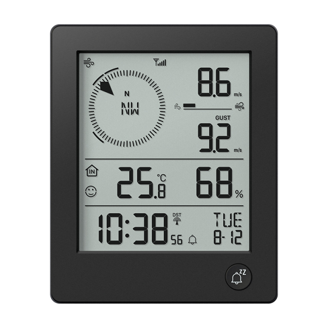 RC Wireless Wind weather station with indoor temperature & humidity