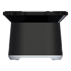 RC True Black color display Rain gauge with temperature & humidity