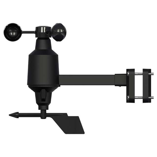 RC True Black Color display Wind weather station with temperature & humidity