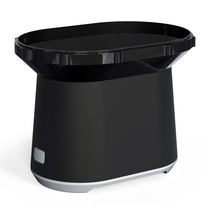 RC True Black color display Rain gauge with temperature & humidity
