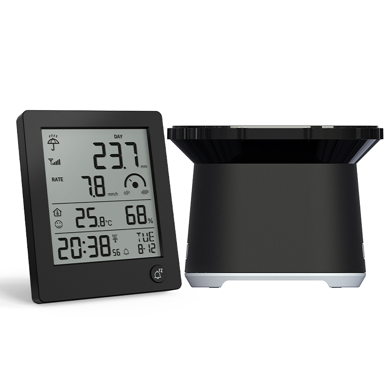 RC Wireless Rain gauge with indoor temperature & humidity