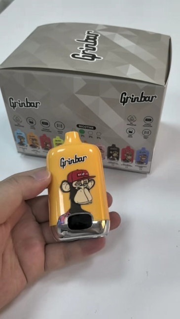 Grin bar 12000 puffs vape digital box tornado 12k led display 2% e shisha wholesale e-cig original factory EU warehouse in stock