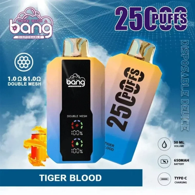 Puff 25k Bang 25000 Puffs Disposable Vape LED Display