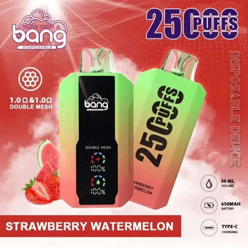 Puff 25k Bang 25000 Puffs Disposable Vape LED Display