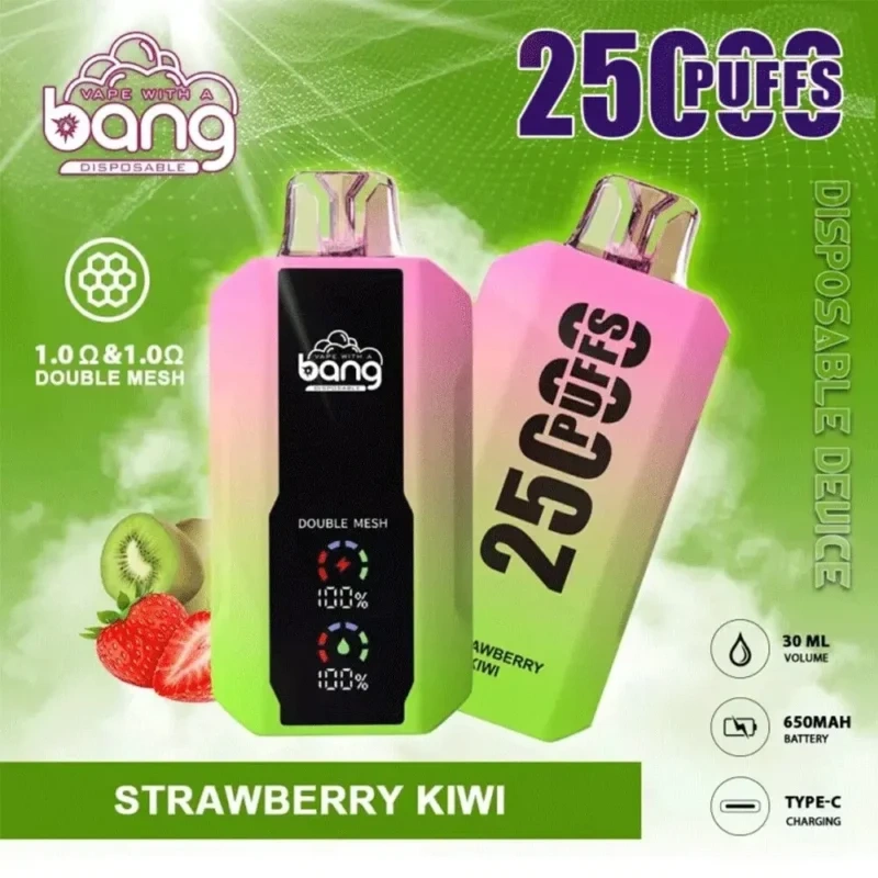 Puff 25k Bang 25000 Puffs Disposable Vape LED Display