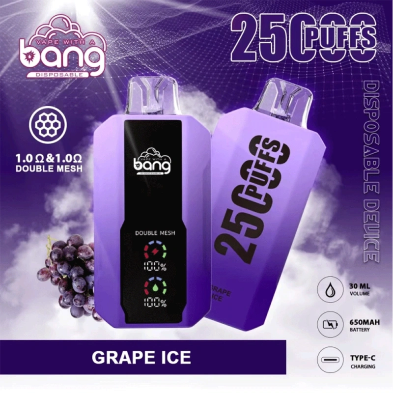 Puff 25k Bang 25000 Puffs Disposable Vape LED Display