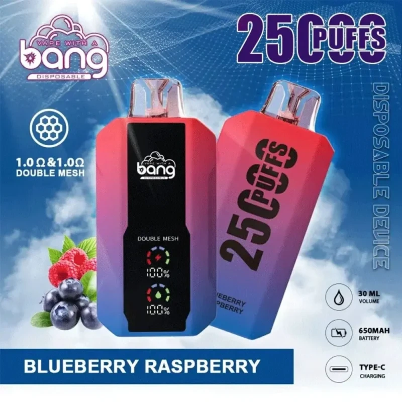 Puff 25k Bang 25000 Puffs Disposable Vape LED Display