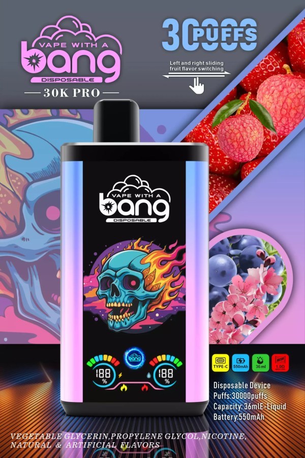 BANG 30000 Puffs Double Taste B30S DSK018 30K Disposable Vapes