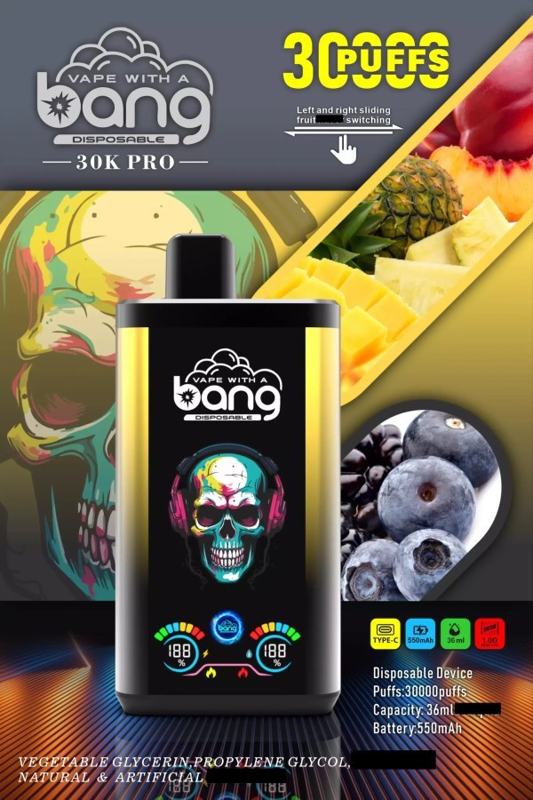BANG 30000 Puffs Double Taste B30S DSK018 30K Disposable Vapes