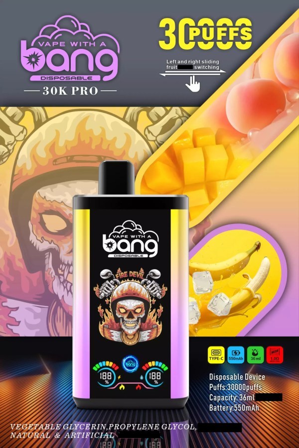 BANG 30000 Puffs Double Taste B30S DSK018 30K Disposable Vapes