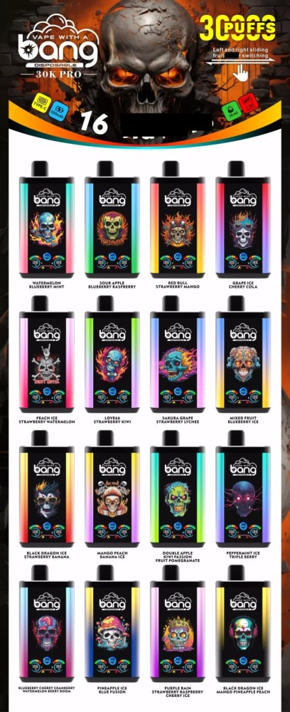BANG 30000 Puffs Double Taste B30S DSK018 30K Disposable Vapes