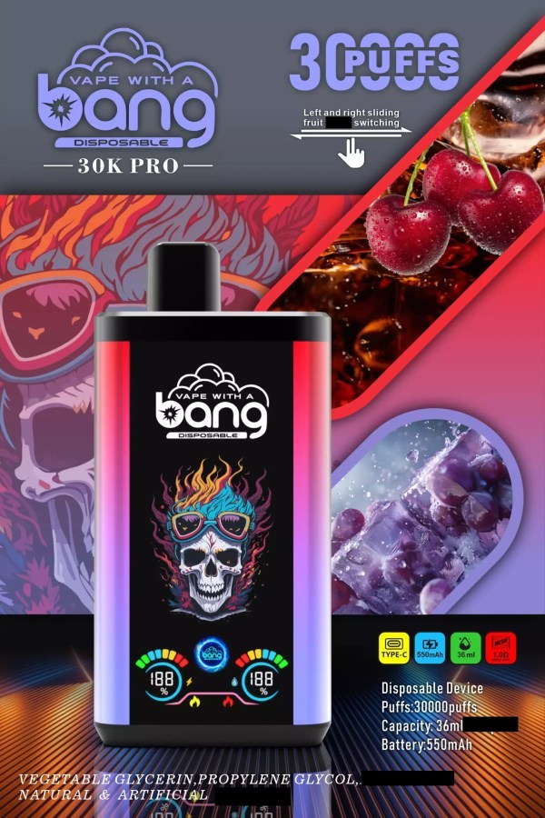 BANG 30000 Puffs Double Taste B30S DSK018 30K Disposable Vapes