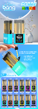 Bang 60000 Refillable Puffs 2 in 1 Double Flavors Smart Screen 60K Vape