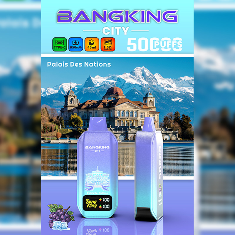Bang King City 50K 50000 Puffs Smart Screen Disposable Vape