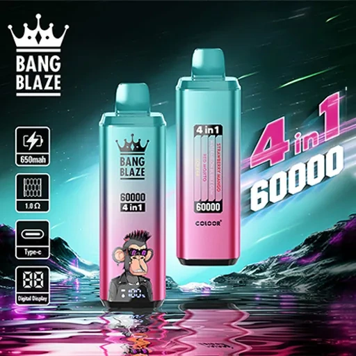Bang Blaze 60k Vape – 4 in 1 Flavors 60000Puffs
