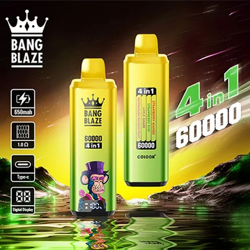 Bang Blaze 60k Vape – 4 in 1 Flavors 60000Puffs