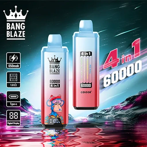 Bang Blaze 60k Vape – 4 in 1 Flavors 60000Puffs