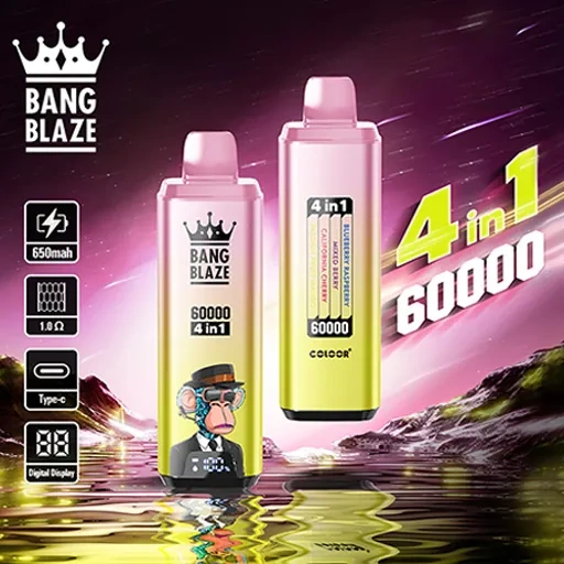 Bang Blaze 60k Vape – 4 in 1 Flavors 60000Puffs