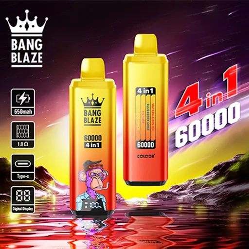 Bang Blaze 60k Vape – 4 in 1 Flavors 60000Puffs