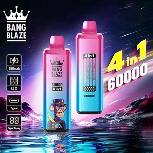 Bang Blaze 60k Vape – 4 in 1 Flavors 60000Puffs