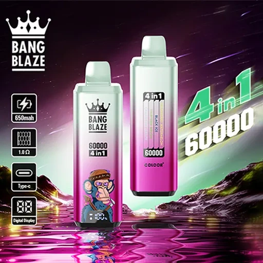Bang Blaze 60k Vape – 4 in 1 Flavors 60000Puffs