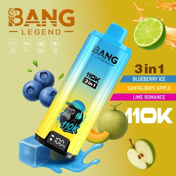 Bang Legend 110K Puff 3 In 1 Vape Disposable